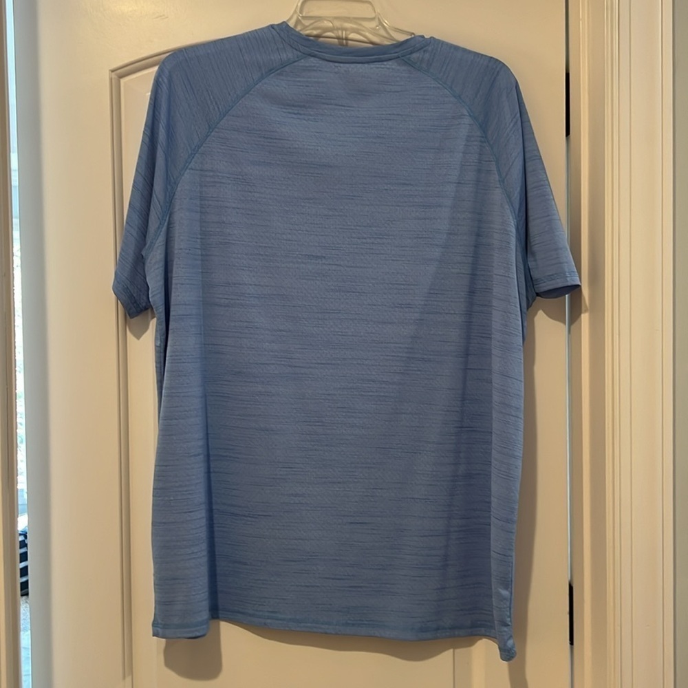 UNC North Carolina Tar Heels Short Sleeve Blue Tshirt 100% polyester Size 2XL - Picture 4 of 7